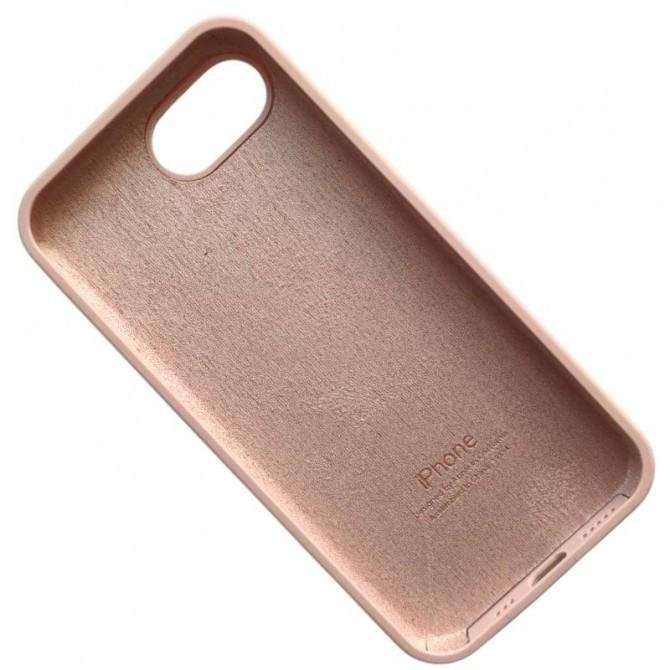 Cиліконовий чохол для iPhone 16e Pink Sand FULL-3