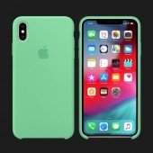 Оригінальний силіконовий чохол для iPhone X/Xs М'ятний Оригінальний силіконовий чохол для iPhone X/Xs М'ятний