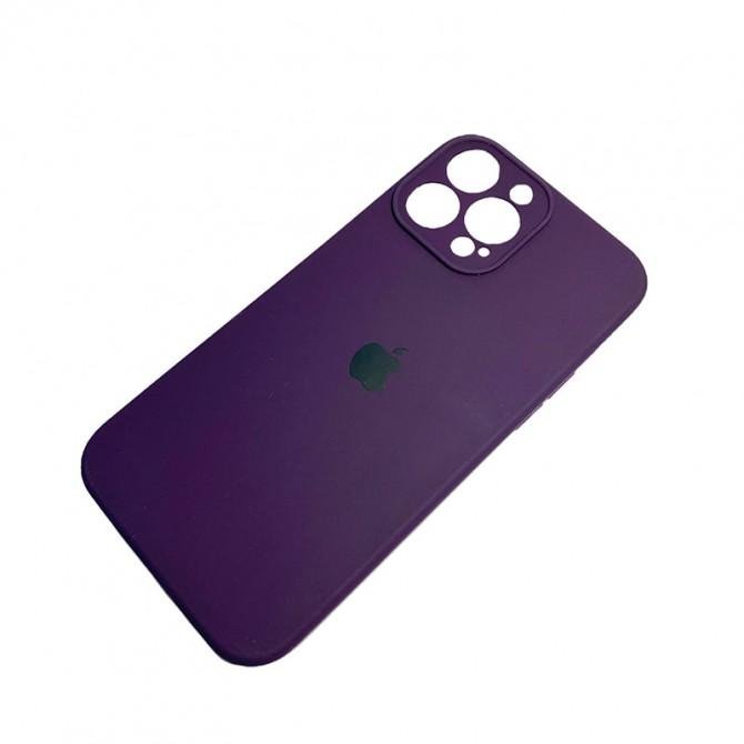 Силиконовый чехол для iPhone 13 Pro Max Ультрафиолетовый FULL-2