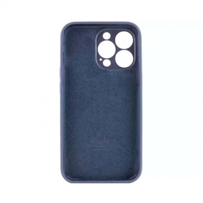 Оригинальный силиконовый чехол для iPhone 14 Pro Midnight Blue FULL-1