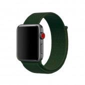 Ремешок для Apple Watch 38/40mm Nylon Sport Loop Dark Green