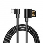 Кабель Hoco U37 Long Roam MicroUSB (L Shape) Чёрный 1.2m Кабель Hoco U37 Long Roam MicroUSB (L Shape) Чёрный 1.2m