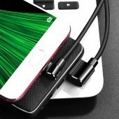 Кабель Hoco U37 Long Roam MicroUSB (L Shape) Чёрный 1.2m Кабель Hoco U37 Long Roam MicroUSB (L Shape) Чёрный 1.2m