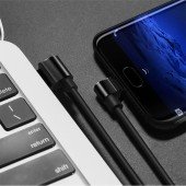 Кабель Hoco U37 Long Roam MicroUSB (L Shape) Чёрный 1.2m Кабель Hoco U37 Long Roam MicroUSB (L Shape) Чёрный 1.2m