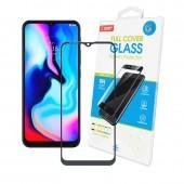 Защитное стекло для MOTO E7 Power Full Glue (0.3 мм, 2.5D, черное) ЛЮКС