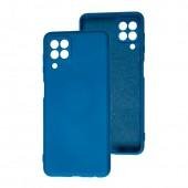 Чехол Original Soft Case Samsung A225 Galaxy A22/M32 Синий FULL