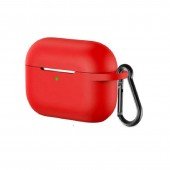 Чехол U-Like Silicone Protective Case For Airpods 4 Microfibre Red Чехол U-Like Silicone Protective Case For Airpods 4 Microfibre Red