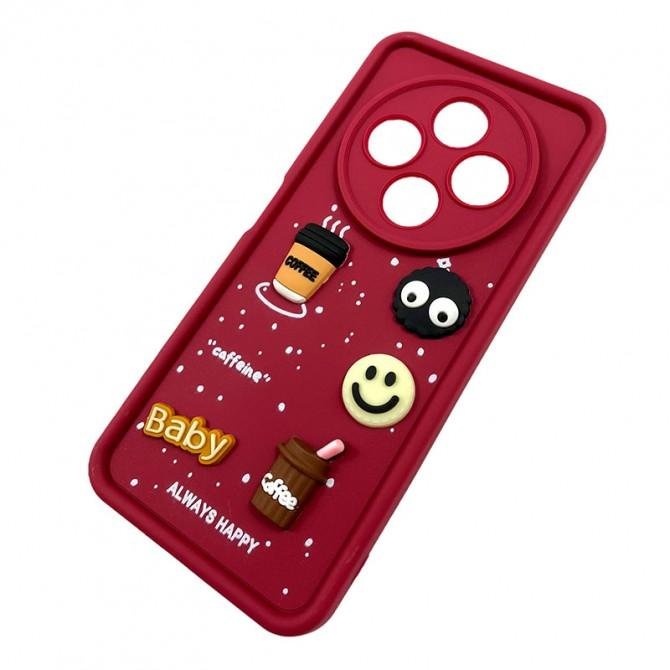 Чехол TPU Toys Case для Xiaomi Redmi 14C/ Poco C75 4G (Red / Always Happy)-2