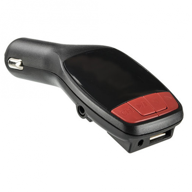 ФМ модулятор Optima FM-02 Чорний-1