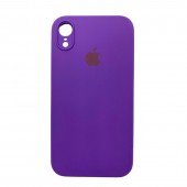 Силиконовый чехол для iPhone Xr Фиолетовый FULL (SQUARE SHAPE) Силиконовый чехол для iPhone Xr Фиолетовый FULL (SQUARE SHAPE)
