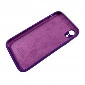 Силиконовый чехол для iPhone Xr Фиолетовый FULL (SQUARE SHAPE) Силиконовый чехол для iPhone Xr Фиолетовый FULL (SQUARE SHAPE)