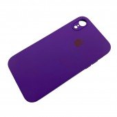 Силиконовый чехол для iPhone Xr Фиолетовый FULL (SQUARE SHAPE) Силиконовый чехол для iPhone Xr Фиолетовый FULL (SQUARE SHAPE)