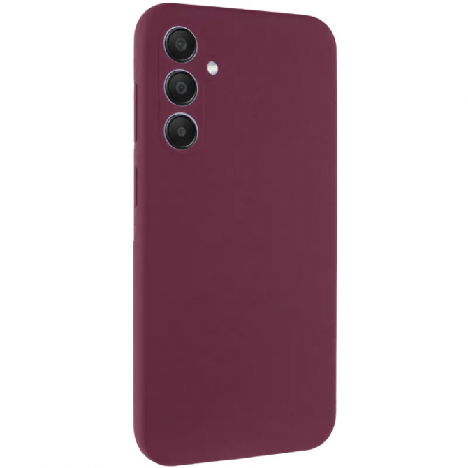 Чохол Soft Case Samsung A356 Galaxy A35 Бордовий FULL