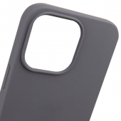 Силиконовый чехол для iPhone 14 Pro Dark Grey FULL (NO LOGO)