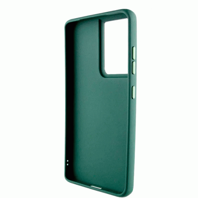 TPU чехол Bonbon Metal Style with MagSafe для Samsung Galaxy S23 Ultra Зеленый-1