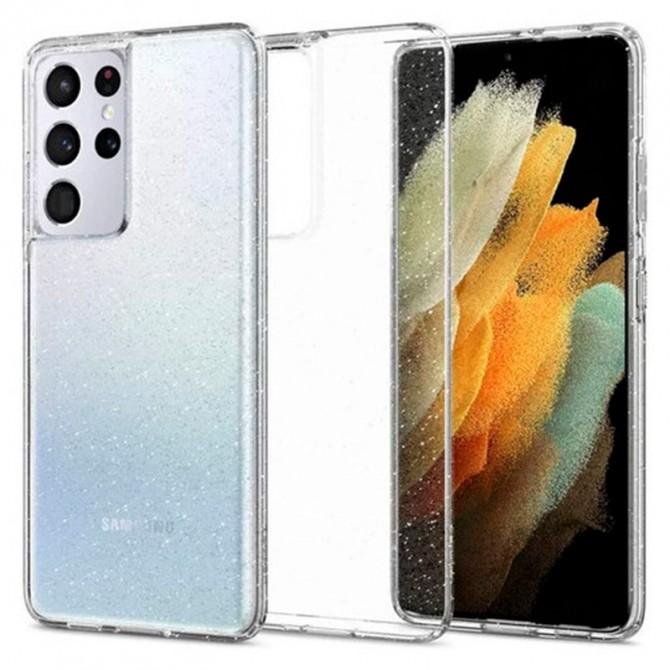 Чехол-накладка Molan Cano Jelly Sparkle для Samsung S908 Galaxy S22 Ultra Прозрачный