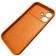 Накладка PC+Leather для iPhone 15 Помаранчевий