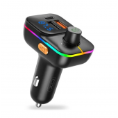 ФМ Модулятор XO BCC-09 25W 2 USB/USB-C Black