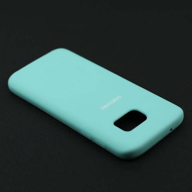 Чохол Soft Case для Samsung G930 Galaxy S7 Мінтоловий-4