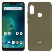Чохол Soft Case для Xiaomi Redmi 6 Pro/Mi A2 Lite Темно Оливковий