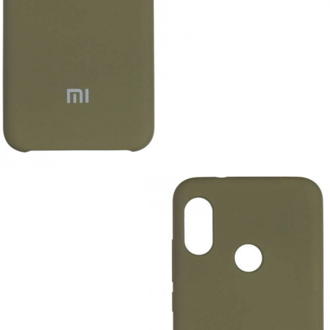 Чохол Soft Case для Xiaomi Redmi 6 Pro/Mi A2 Lite Темно Оливковий-2