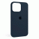 Силиконовый чехол для iPhone 16 Pro Dark Blue FULL