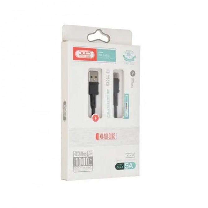 Кабель XO NBQ166 MicroUSB 5A/1m Black-1