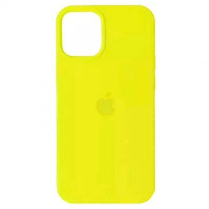 Силиконовый чехол для iPhone 16 Pro Yellow FULL