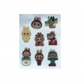 Набор наклеек 3D STICKERS Labubu 10¶ Набор наклеек 3D STICKERS Labubu 10¶