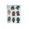 Набор наклеек 3D STICKERS Labubu 10¶