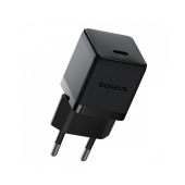 Мережевий зарядний пристрій 1USB + Type-C Baseus Palm Fast Charger 30W EU Cluster Black Мережевий зарядний пристрій 1USB + Type-C Baseus Palm Fast Charger 30W EU Cluster Black