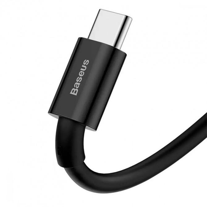 Кабель Baseus Superior Series Type-C 66W (CATYS-) Black 2m