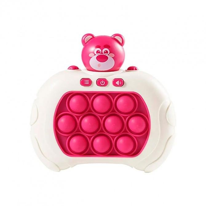 Интерактивная игрушка Pop-it Speed Push Game (Strawberrt bear)