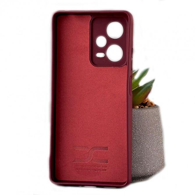 Накладка U-Like Soft для Xiaomi Redmi Note 12 Pro Тризуб Бордовый-1