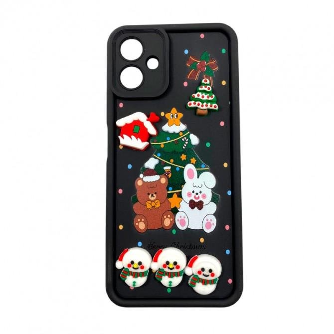 Чехол TPU Christmas Toys для Samsung Galaxy A05 (Black)