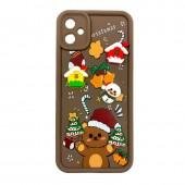 Чехол TPU Christmas Toys для Samsung Galaxy A05 (Brown)