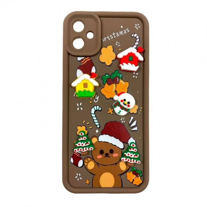 Чехол TPU Christmas Toys для Samsung Galaxy A05 (Brown)