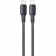 Кабель Gelius Full Silicon GP-UCN001CС Type-C to Type-C (1.2m) (60W) Black