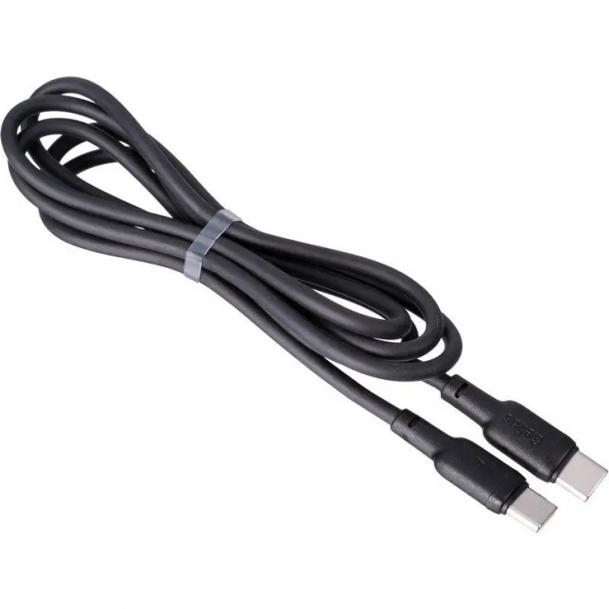 Кабель Gelius Full Silicon GP-UCN001CС Type-C to Type-C (1.2m) (60W) Black-1