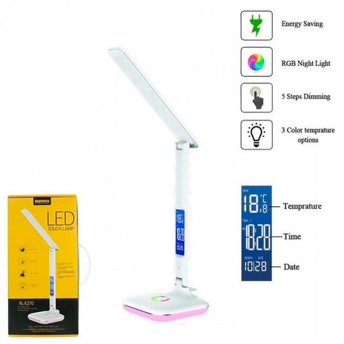 Лампа Remax folding LED rechargble lamp with touch button (rl-e270)