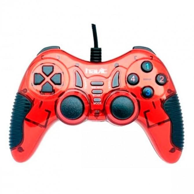Джойстик ігровой Havit HV-G85 USB Red-1