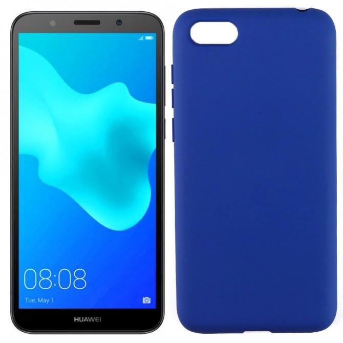 Чехол Soft Case для Huawei Y5 2018 Темно Синий FULL
