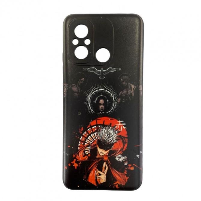 Силиконовая накладка OPrint black для Xiaomi Redmi 12C Anime 1