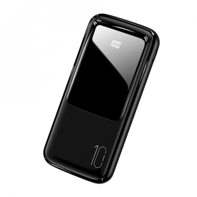 Повербанк Usams US-CD163 PB58 Dual USB Digital Display 10000 mAh Black