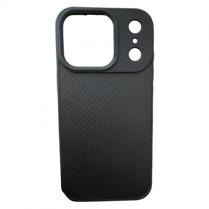 TPU чохол Carbon Protective with Magsafe для Apple iPhone 17 Pro Max (6.9") Black