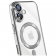 Чехол Wave Metyal Shining with MagSafe для iPhone 17 Серебряный