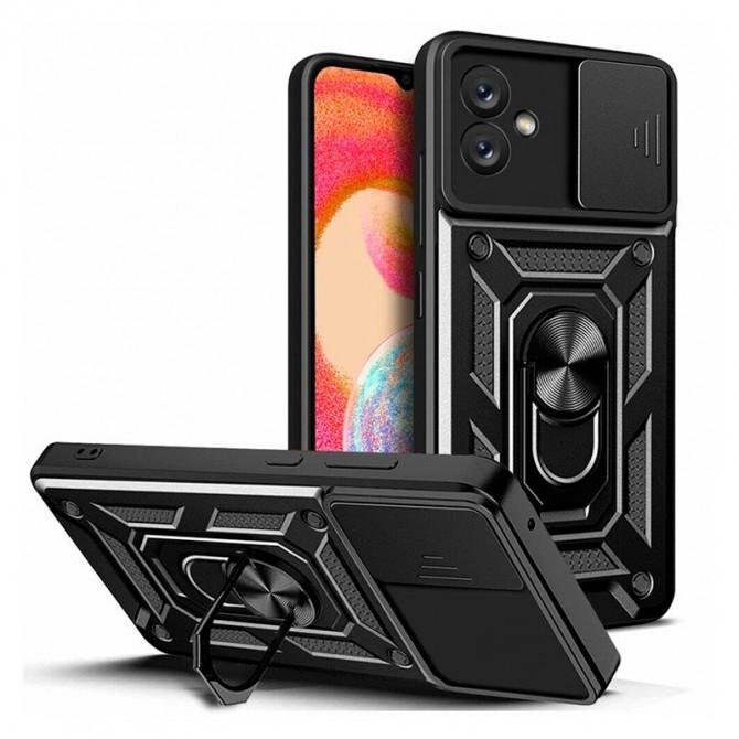 Чехол HONOR Hard Defence Series Samsung A042 Galaxy A04e Black (with Camshield and magnet)