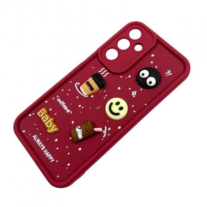 Чехол TPU Toys Case для Samsung Galaxy A16 4G/5G (Red / Always Happy)-2