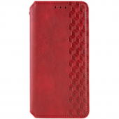 Чехол-книжка GETMAN Cubic for Xiaomi Redmi Note 14 4G Red