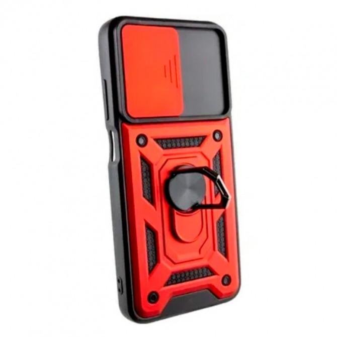 Чохол HONOR Hard Defence Series Xiaomi Redmi 10 Red (with Camshield and magnet)-1